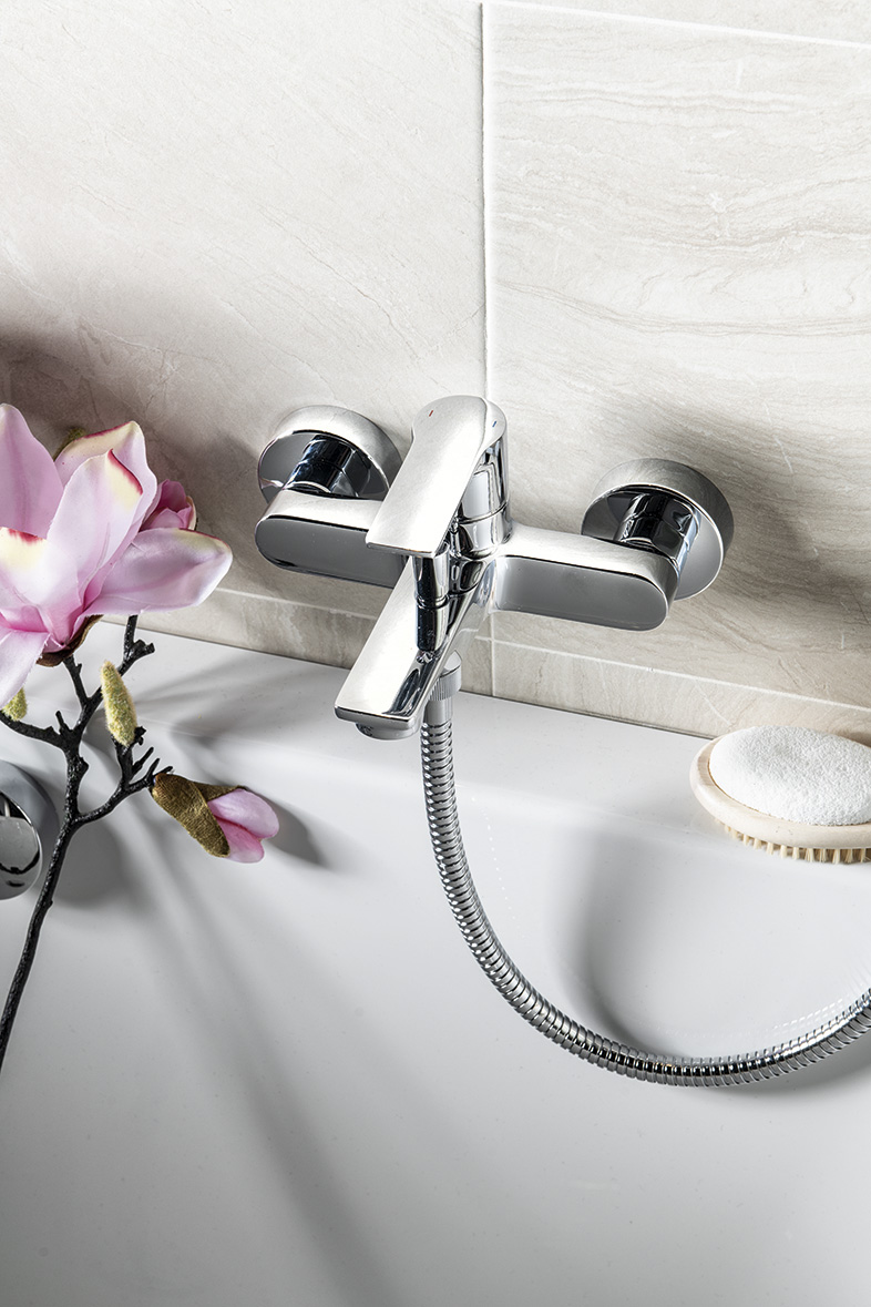 PAX nástěnná vanová baterie, chrom XA10